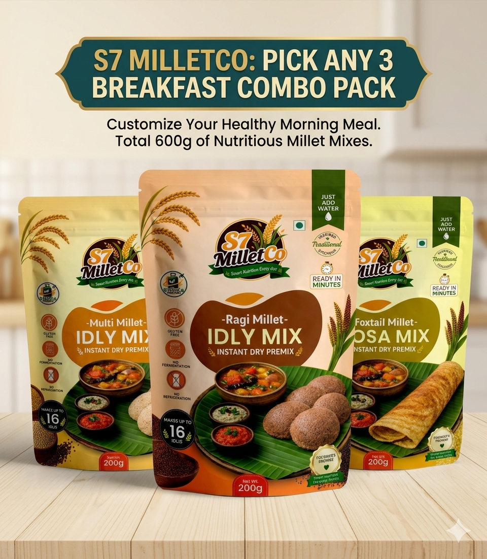 Build Your Breakfast Trio  | Instant Dry Premix | Just Add Water