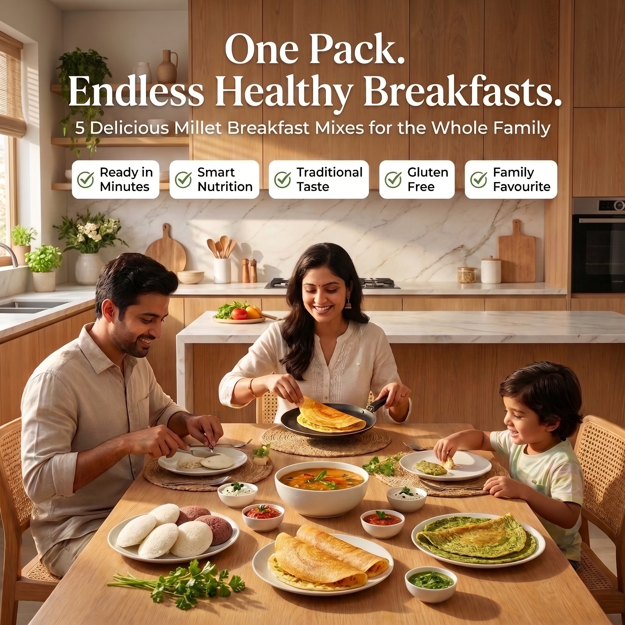 Complete Breakfast Pack  | Just Add Water | 1000g — image 2
