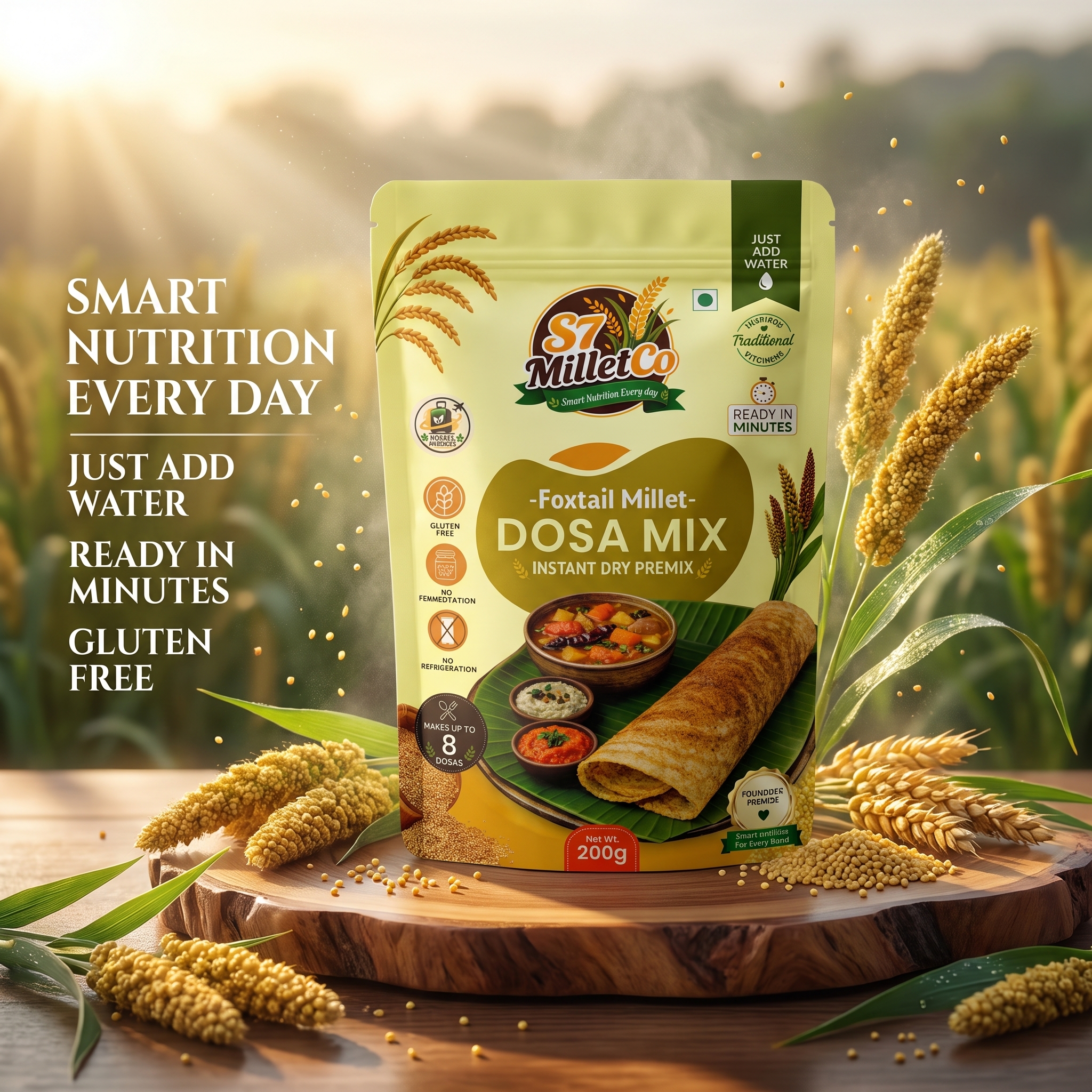 Foxtail Millet Dosa Mix | Just Add Water | 200g