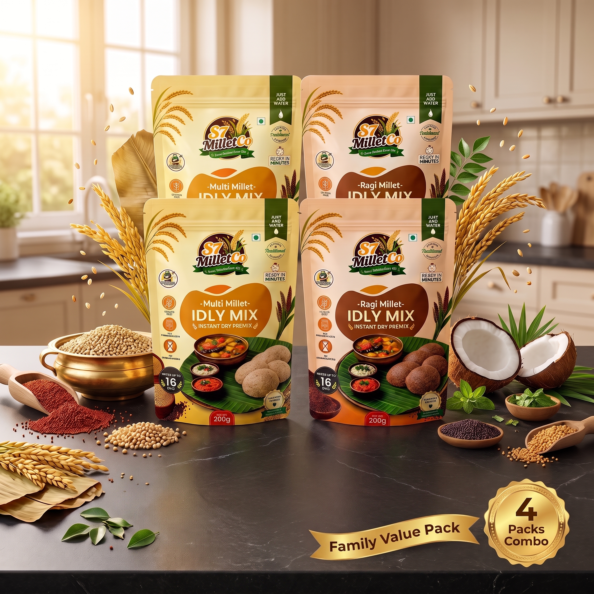Family Value Pack  | Just Add Water | 800g